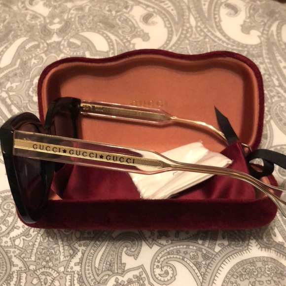 Gucci Sunglasses with Clear Arms main image 5